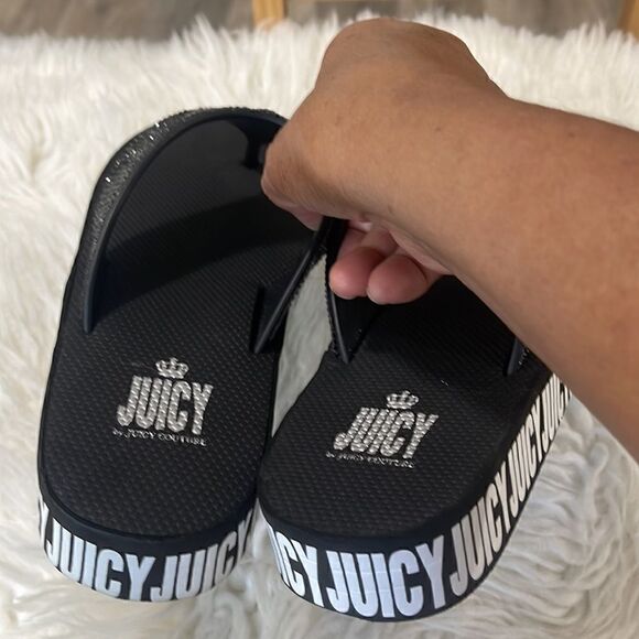 JUICY BY JUICY COUTURE SANDALS 🩴 SIZE 6-7 - Picture 3 of 8